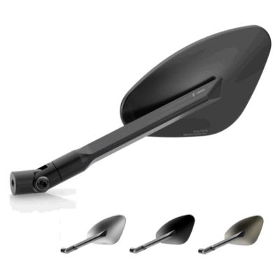 Zrcátko Rizoma GENESI (E-mark) pro motocykly - pravé, černé (1ks)